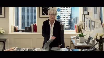 But we're not expected until Tuesday Did she say whyYes Yeah she explained every detail of her decision makingAnd then we brushed each other's hair and gabbed about American IdolI see your point - The Devil Wears Prada