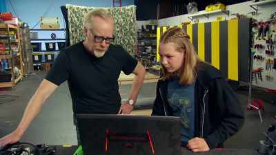 BUT WE'RE NOT GOING TO JUST
KEEP COMPACTING TRASH - Mythbusters Jr.