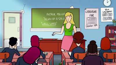 But what is Arthur Miller
suggesting - My Old School