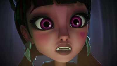 But what she saw wasn't a ghost at all. - Monster High: Electrified