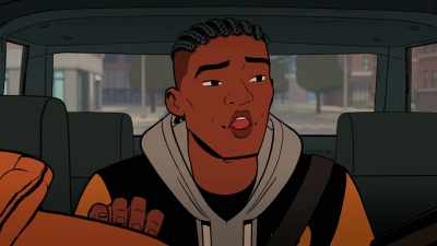 -But what if something goes down--
-[siren chirps] - Your Friendly Neighborhood Spider-Man