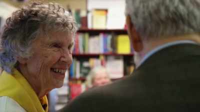 But what struck me the most
is how interested she was - The Woman Who Loves Giraffes