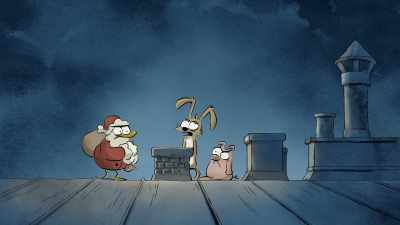 But what if the chimney's
blocked? You'll get stuck. - The Big Bad Fox and Other Tales