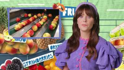 But what if you local store
doesn't have fresh fruit? - What Am I Eating? With Zooey Deschanel
