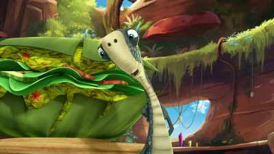 But what's big to us
is itty-bitty to Giganto. - Gigantosaurus