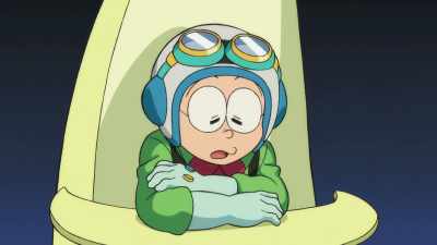 But why is the climate so comfortable
all year round? - Doraemon the Movie: Nobita's Sky Utopia