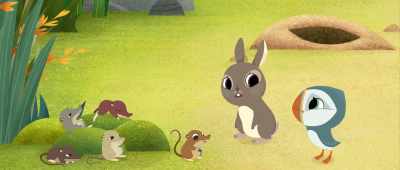 But why would Marvin run away
if he's done nothing wrong,
Oona? - Puffin Rock and the New Friends