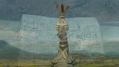 Looks impressive Kowalski but will it flyYes If we fold it here here and hereNice - Madagascar: Escape 2 Africa