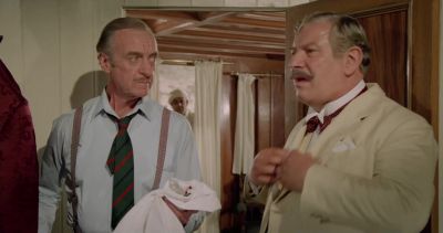 But it will take more than a serpent to interrupt the investigation - Death on the Nile