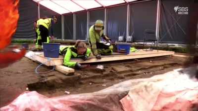 But with fresh archaeological
evidence from Scandinavia, - Curse of the Ancients with Alice Roberts