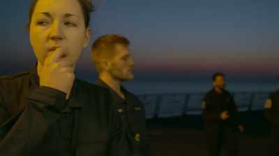 But, with light fading fast,
the search is getting desperate. - Warship: Life at Sea