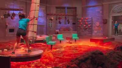 But, with one team remaining,
the Nurses need every point they can get. - Floor Is Lava