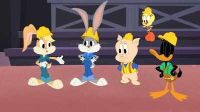 But we worked together
to combine our ideas - Bugs Bunny Builders