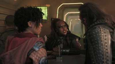 -But would you--
-Get. Lost. - Vagrant Queen