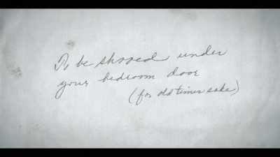But she wrote me a long letter - I'll Be Gone in the Dark