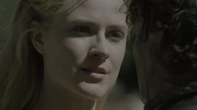 But Wyatt
sees the ugliness and disarray. - Westworld