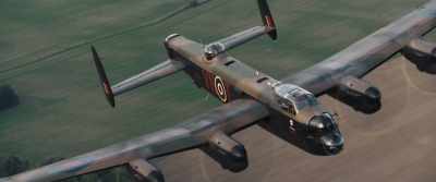 But when you finished
your operational flying - Lancaster