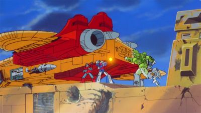 But if you get space sick - The Transformers: The Movie