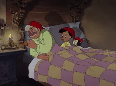 Now, close your eyes and go to sleep. - Pinocchio
