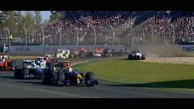 [Button] Looked in the mirrors,
it just was a mess behind. - Brawn: The Impossible Formula 1 Story