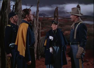 Button your shirt - She Wore a Yellow Ribbon