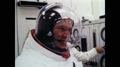 Buzz aldrin,
the lunar module pilot, - Apollo: The Forgotten Films