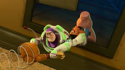 Buzz you could have defeated Zurg all alongYou just need to believe in yourselfPrepare to die I can't lookWhoaI did it I finally defeated ZurgFather - Toy Story 2