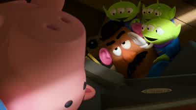 Buzz Mind if I squeeze in next to yaYes NoI mean why would I mind squeezing next to youIs it hot in here - Toy Story 3
