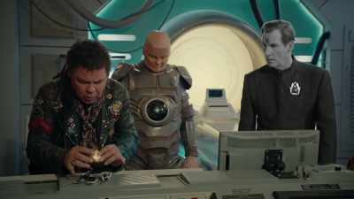 (BUZZING AND WHOOSHING) - Red Dwarf: The Promised Land