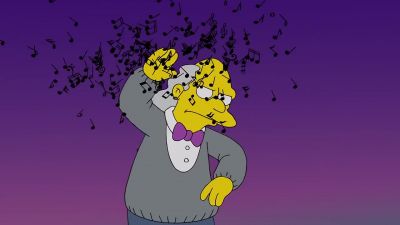 [buzzing like insects] - The Simpsons