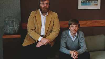 By 1983 Microsoft
was going global, - Tech Billionaires: Bill Gates