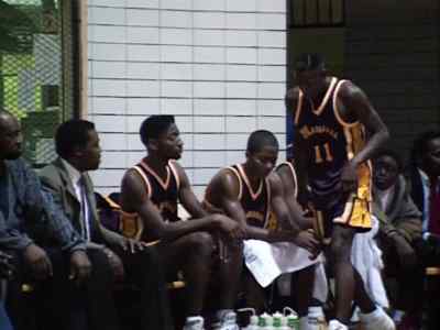 By halftime, Marshall trails
highly favored Dunbar by 15 points. - Hoop Dreams