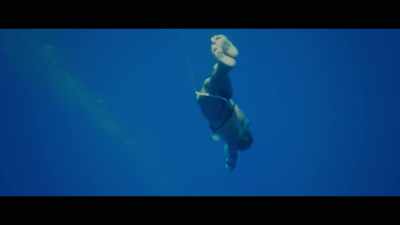 By holding your breath, - The Deepest Breath
