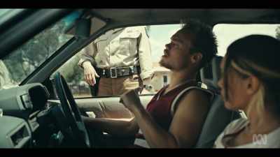 By law, he only has to
provide his name and address. - Mystery Road: Origin