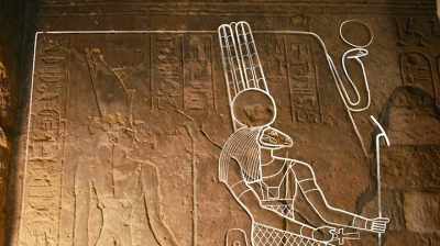 By linking the cobra,
representing kingship, - Lost Kingdom of the Black Pharaohs