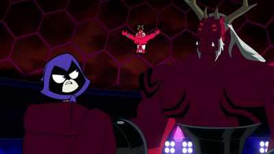 By siphoning my daughter's demon power, - Teen Titans Go! Vs  Teen Titans