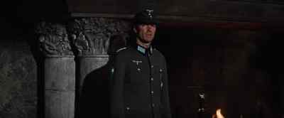 By the fireplace. - Where Eagles Dare