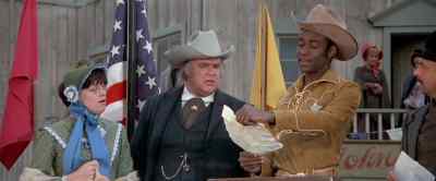 "By the power vested in me by... - Blazing Saddles