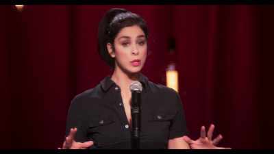 By the second session you're like,
"Oh, I would gladly pay $3000 - Sarah Silverman: A Speck of Dust