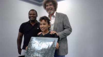By the time a kid
gets to be 11 or 12 years old, - Bob Ross: Happy Accidents, Betrayal & Greed