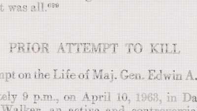 By the time that gets to the Warrant
commission, this is supposed to be - The Assassination & Mrs. Paine