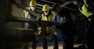 By the time they started drilling,
it was already 1 a.m. - White Rabbit Project