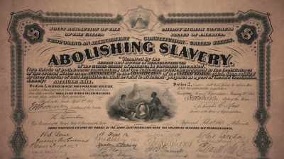 - By the time the 13th
amendment came along, - Abraham Lincoln