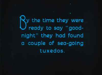 By the time they were
ready to say "good-night" - - The Navigator