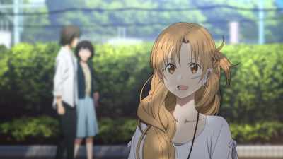 By the way, Kirito,
about that promise we made... - Sword Art Online: The Movie – Ordinal Scale