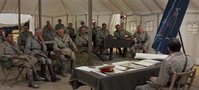 Very well gentlemen The cavalry's gone through Mazril and DeraaVery good by the way Very good indeed Now your turnIf the enemy's retreating in any order which we'll assumeCertainlyHe can't be far from Malludin which case I can have him within range by - Lawrence of Arabia