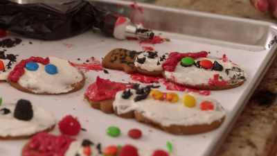 By the way, is that a snowman
or a Picasso? - Christmas in Louisiana