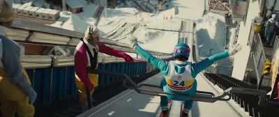 By virtue of the fact - Eddie the Eagle