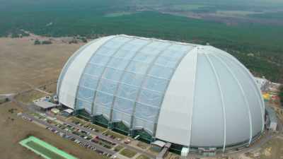 By volume,
it's the third largest building on Earth. - Europe From Above