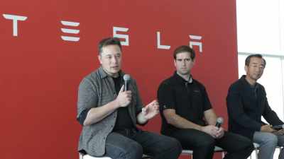By writing, "Tesla stock
price is too high," - Tech Billionaires: Elon Musk